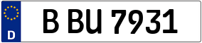 Truck License Plate
